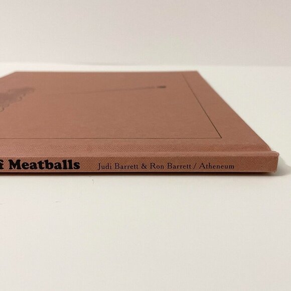 Vtg 1978 Cloudy with A Chance of Meatballs by Judi Barrett - Picture 16 of 16